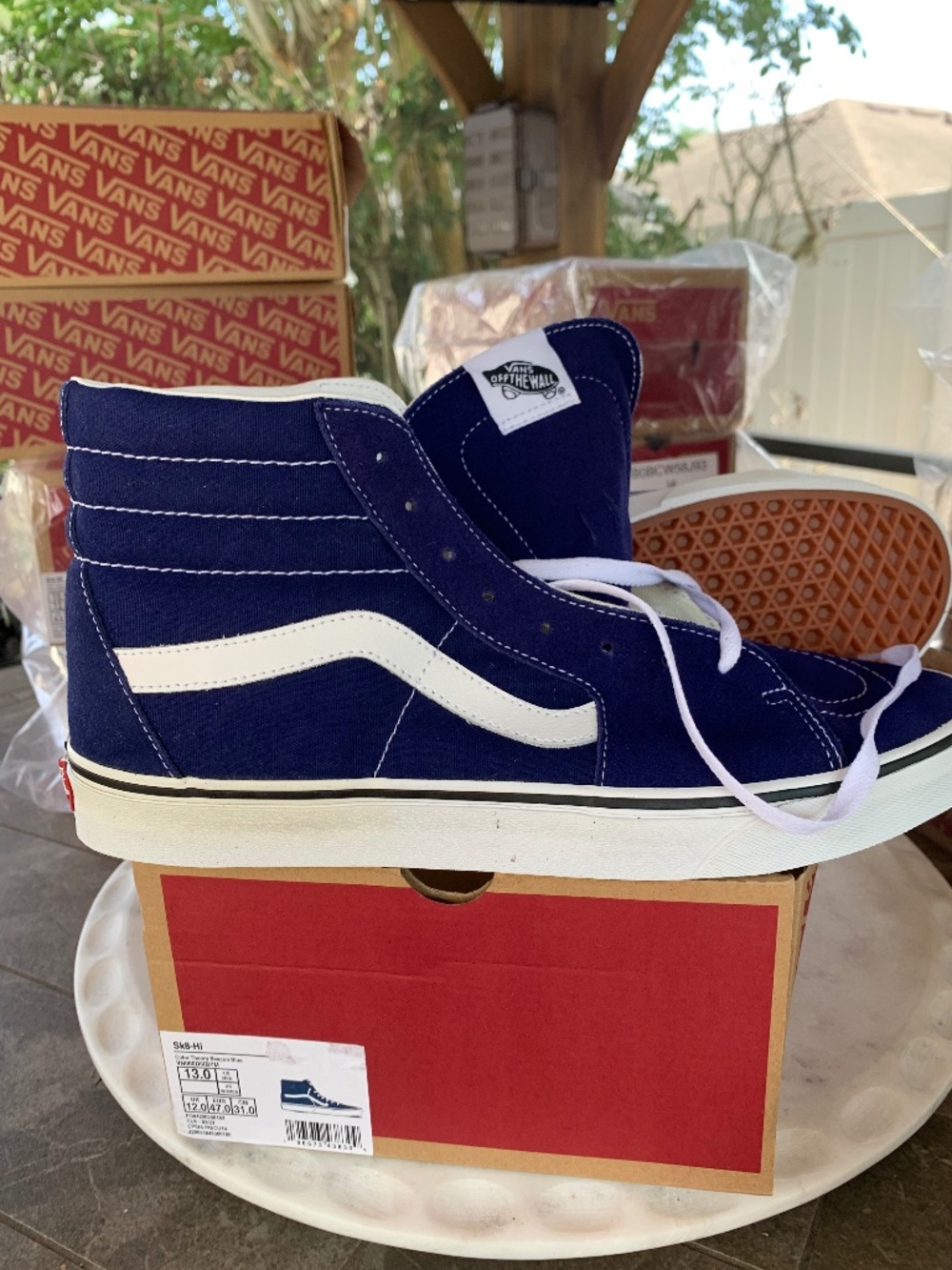 Vans SK8-Hi Beacon Blue Men’s 13 VN000D51BYM New